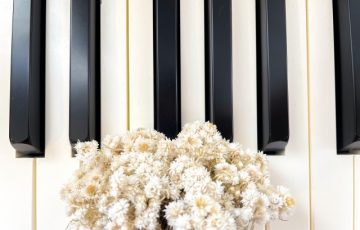 ピアノ花束